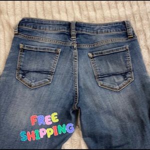 Decree super skinny ultra distressed jeans